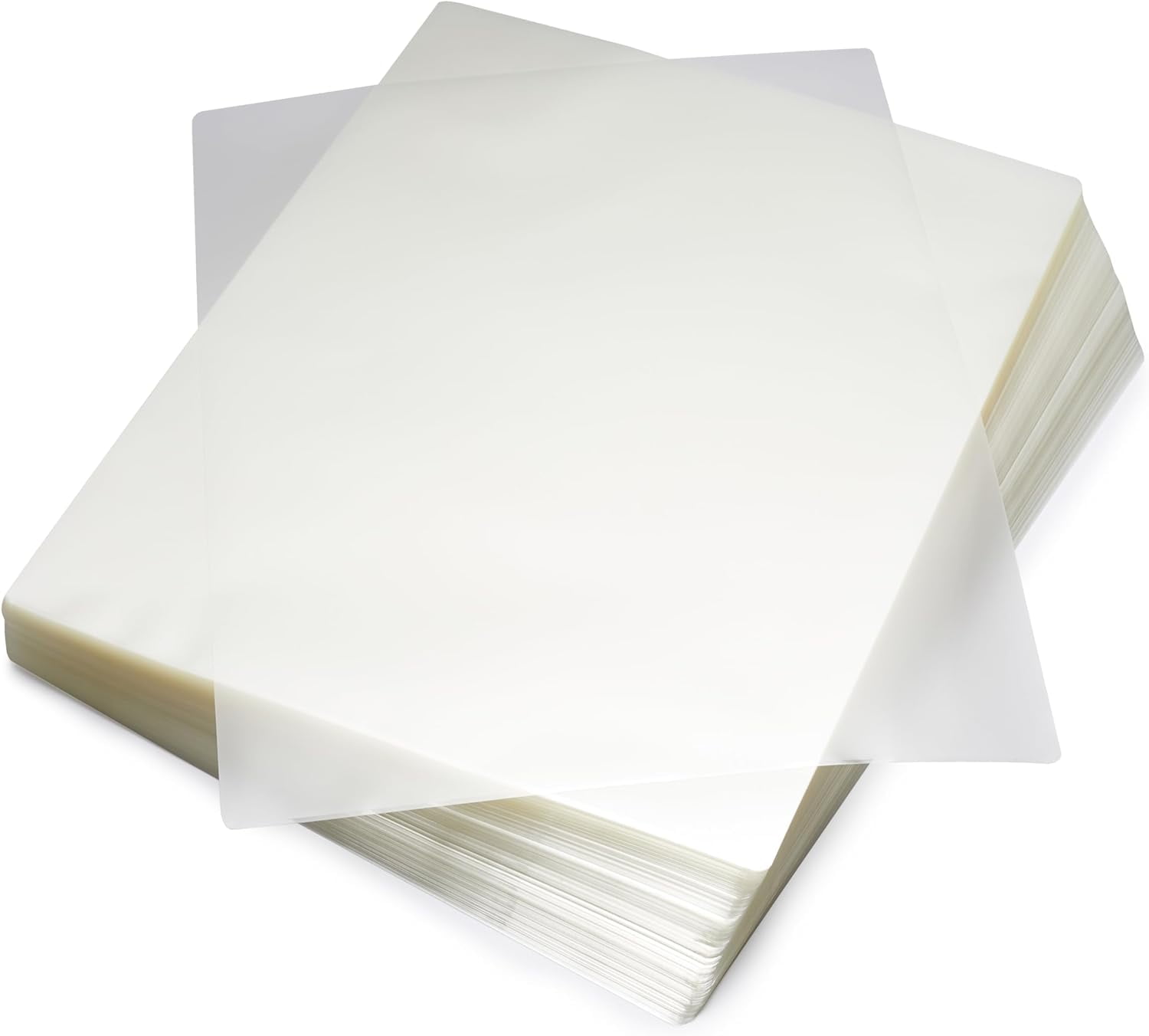 Basics Clear Thermal Laminating Plastic Paper Laminator Sheets, 9 x 11.5-Inch, 1200-Pack, 3mil
