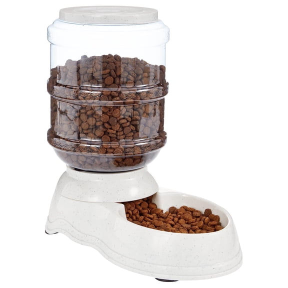 Basics Gravity Pet Water Dispenser for Cat and Dog, Easy to Clean, 1 Gallon Capacity, Small, Gray