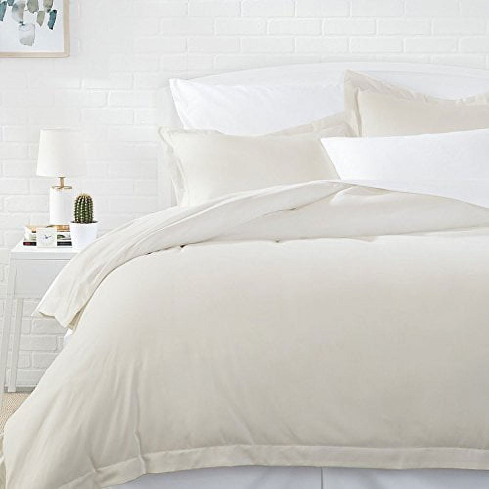 Buy  Basics Light-Weight Microfiber Duvet Cover Set with Snap Buttons  - Full/Queen, Gingham Plaid Online at desertcartINDIA