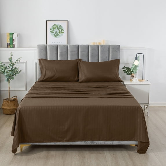 Basics Lightweight Super Soft Easy Care Microfiber Bed Sheet Set with 14" Deep Pocket