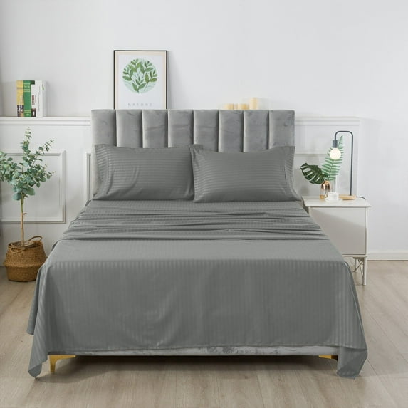 Basics Lightweight Super Soft Easy Care Microfiber Bed Sheet Set with 14" Deep Pocket