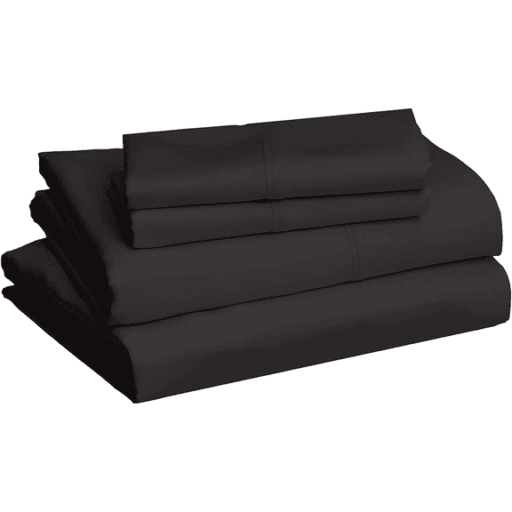 Basics Lightweight Super Soft Easy Care Microfiber Bed Sheet Set with 14-Inch-D