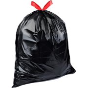 Basics Multipurpose Drawstring Trash Bags, 30 Gallon, 50 Count