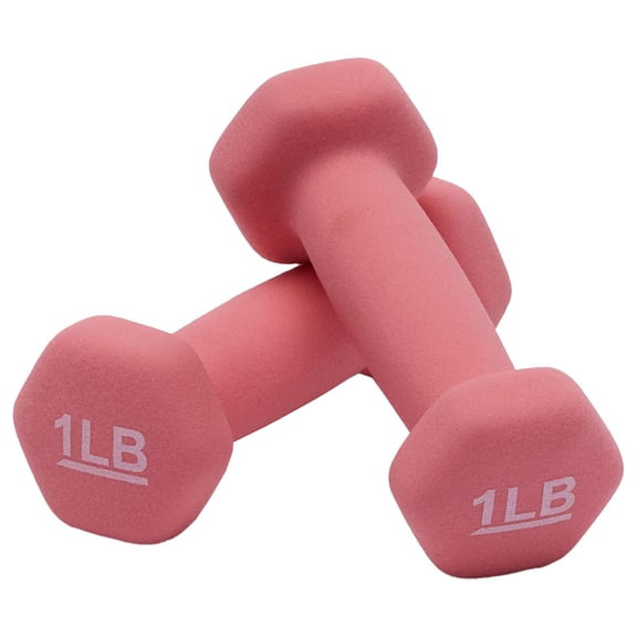 Basics Neoprene Dumbbell Hand Weights for Exercise and Muscle Toning