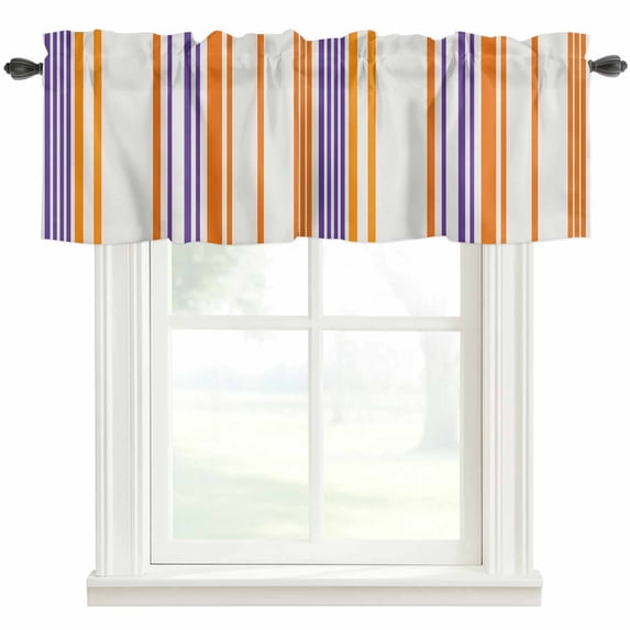 Basics Patterned Valances for Windows Watercolor Rectangle Colorful ...