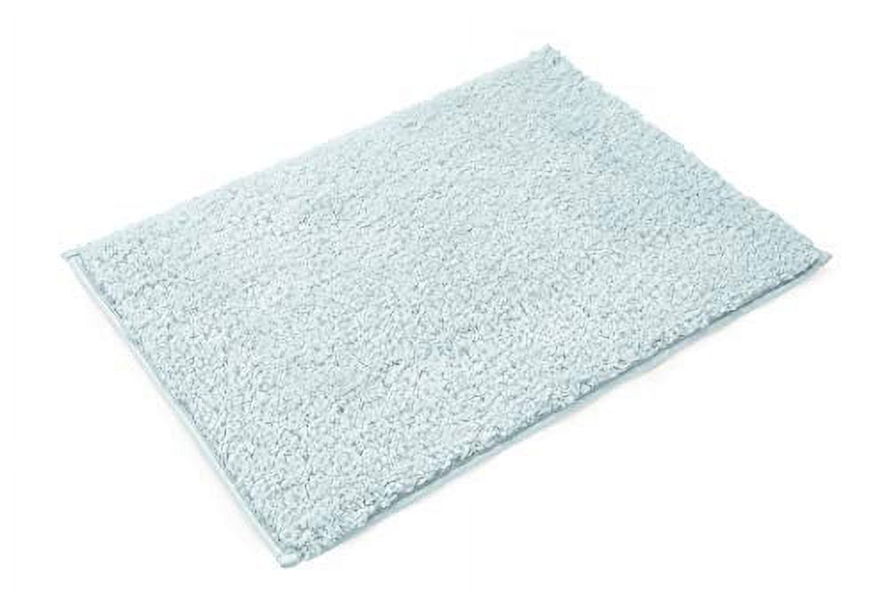 Basics Performance Bath Rug Set, 17" x 24" and 20" x 34", Aquifer Blue