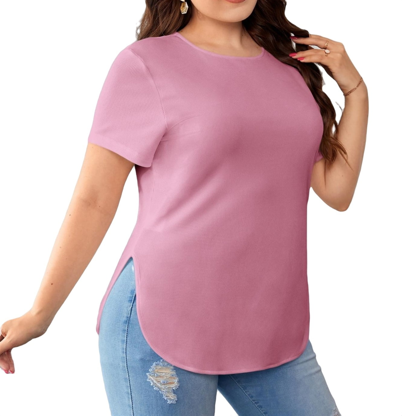 pink t shirt size 18