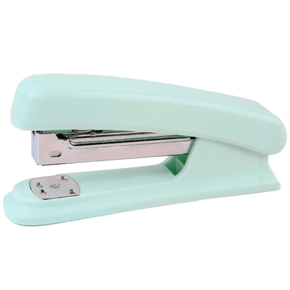 Office Velvet No-Jam Stapler Value Kit, Includes Staples and Magnetic Staple Remover - Single Machine Macaron Green