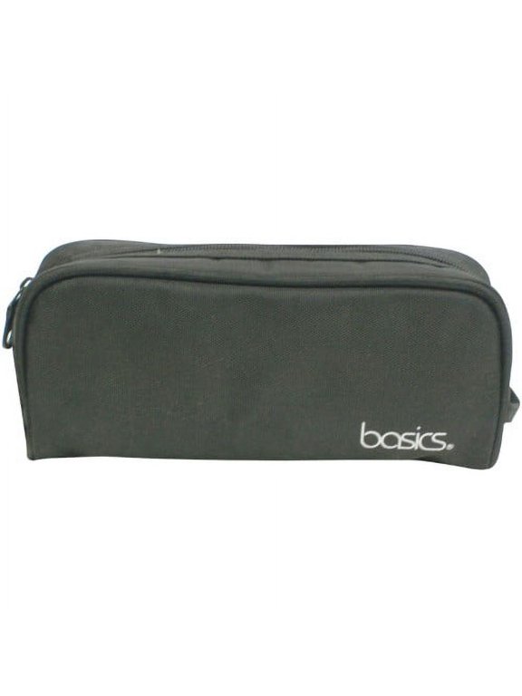 Zipper Cosmetic Case, Black - 1 Bag
