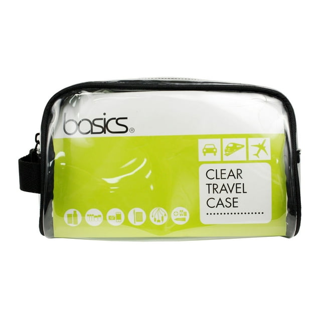 Basics by Conair Clear Travel Case, 1 Count
