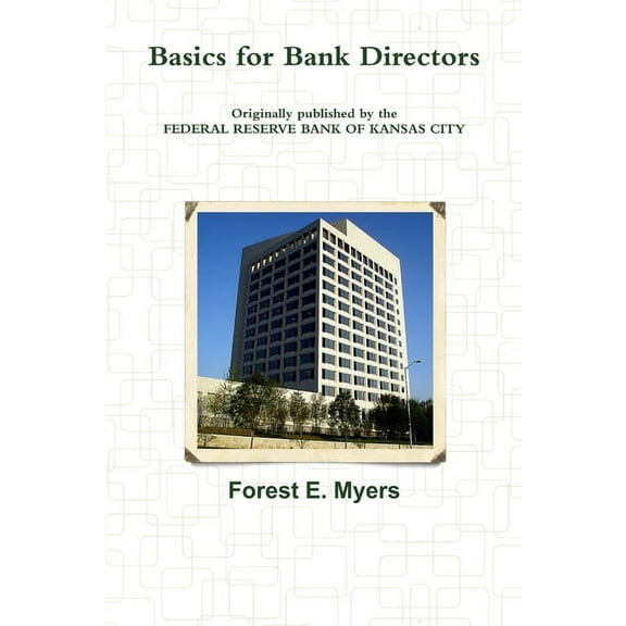 Basics for Bank Directors (Paperback)