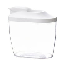 Basiess Airtight Food Storage Containers with Lids, Kitchen And Pantry Organizers for Dry Goods, Cereal, Pasta And Rice, Stackable Canisters, Leak Proof And Portable, 34Fl (1Pcs) Clear1