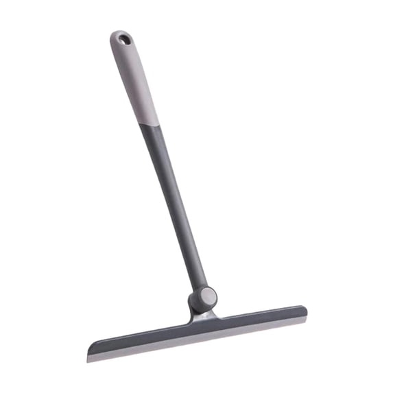 Basiess All-Purpose Shower Squeegee for Shower Doors, Bathroom, Window and Car Glass (Black, 1Pcs)