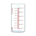thumbnail image 1 of Basiess Glass Measuring Cup with Scale - Heat Resistant Microwave Safe Beaker for Milk Juice Water Easy to Read Kitchen Cooking Baking Tool, 11Fl, 1Pcs (Red), 1 of 6