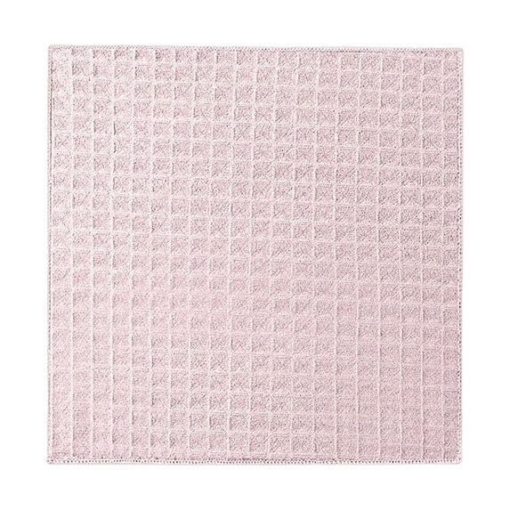 Basiess Kitchen Dish Cloths Reusable, Microfiber Cleaning Rags Absorbent Quick Drying, Waffle Weave Dish Towels for Household Dishes Countertops Car Cleaning Pink1