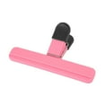 thumbnail image 1 of Basiess Large Chip Bag Clips, Sealing Clip for Snack Food Storage, Fresh Keeping Kitchen Organization Pink, 1 of 10