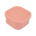 thumbnail image 1 of Basiess Leak Proof Silicone Food Storage Container with Lid, Reusable Freezer Safe Ice Cube Mold, Microwave and Oven Safe Silicone Box for Meal Prep Pink, 1 of 7