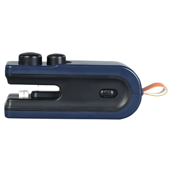 Basiess Mini Bag Sealer, Handheld Food Sealer for Snacks Chips, Portable Heat Seal Machine for Plastic Bags (1Set) Navy Blue