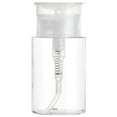 thumbnail image 1 of Basiess Push down Dispenser Bottle for Nail Polish Remover, Makeup Remover, Alcohol, Leak Proof Lockable Travel Container with Spring Pump, Refillable Bottle Clear1, 1 of 8