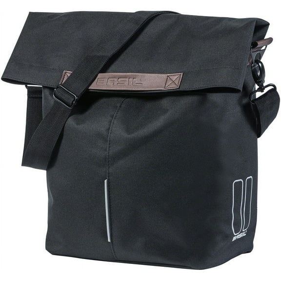 Basil City Shopper Pannier - 14-16L Black