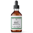 thumbnail image 1 of Basil Essential Oil, 4 oz Pure, Undiluted, 4/16/oz, Premium Grade, Bulk For Cosmetics, Skin, Soap, Candle and Diffuser, 1 of 8