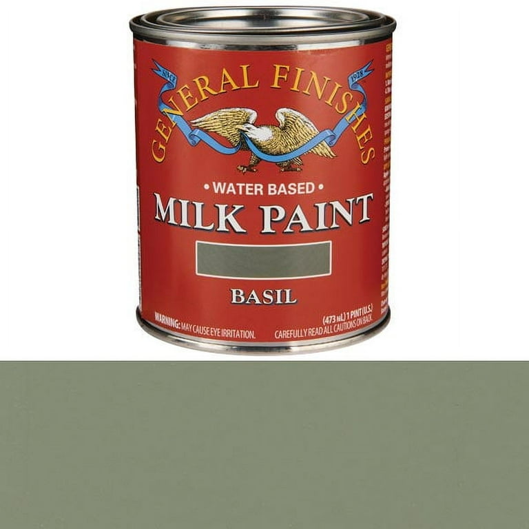 General Finishes Basil Milk Paint, Pint