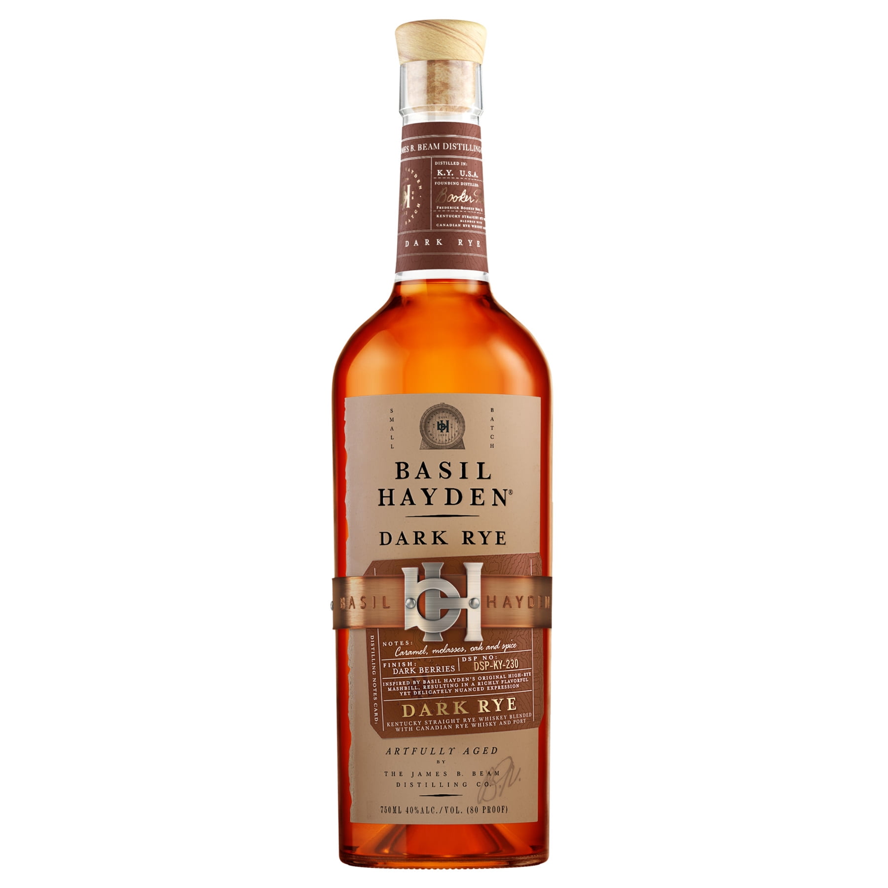 Basil Hayden Dark Rye, 750 ml Bottle, 40% ABV - Walmart.com