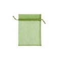 thumbnail image 1 of Basil Organza Drawstring Pouches - 5"W x 7"H  - Pack of 50, 1 of 1