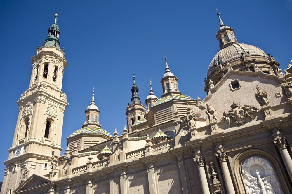 Basilica Del Pilar Expo Zaragoza 2008 Canvas Art - Dosfotos Design Pics (38 x 24)