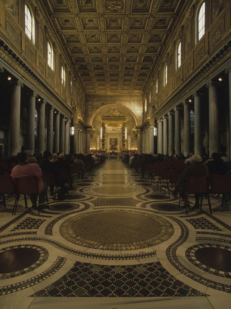 Basilica Of Saint Maria Maggiore Canvas Art - (24 x 36)
