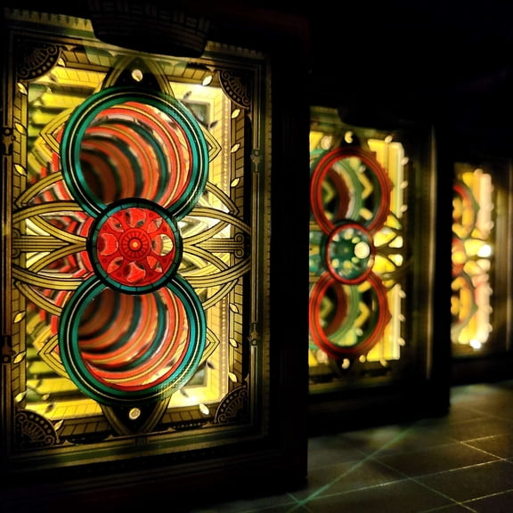 "Basilica" TWI Italia infinity cut playing cards with LEDsby 3Decks Designs