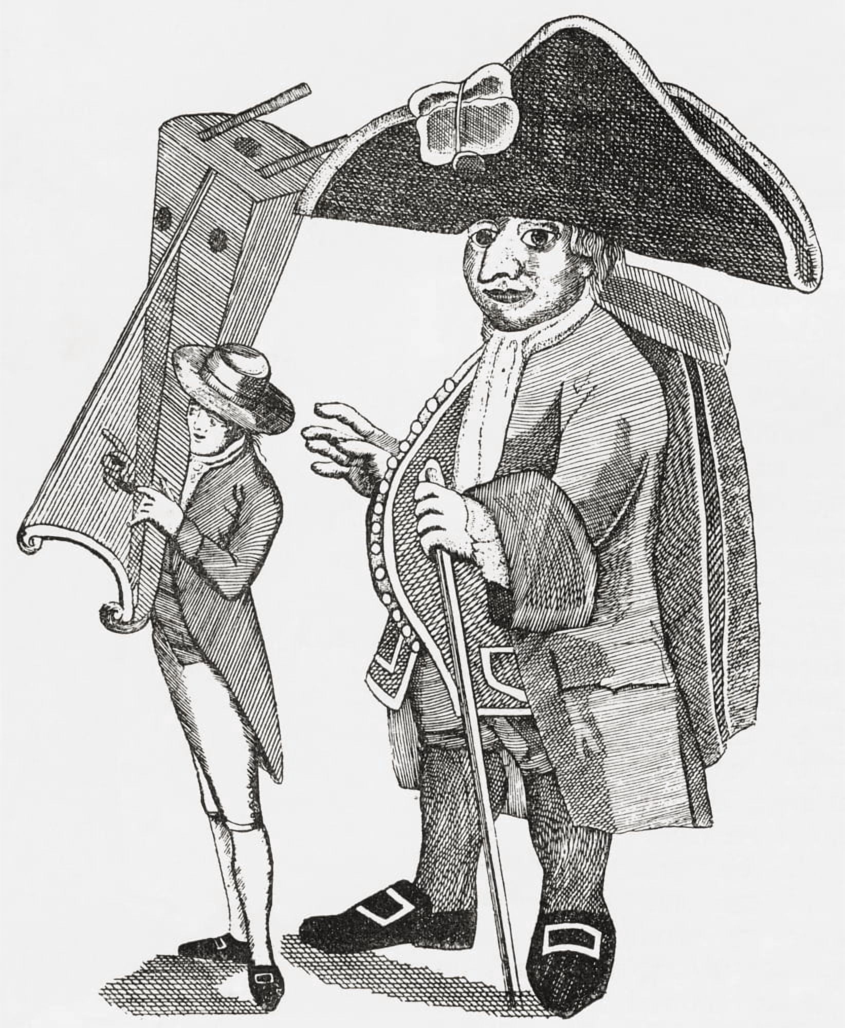Basilio Huaylas Aka Peruvian Giant The Tallest Man In Peru This Is Only Known Image Of Him Originally Published 1805 From The Strand Magazine Published 1894 Canvas Art - Ken Welsh Design Pics (14 x 1