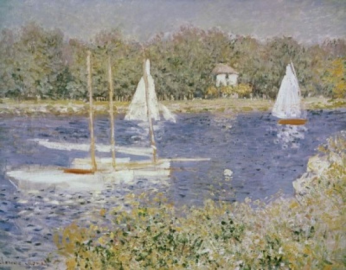 Basin DArgenteuil Claude Monet (1840-1926French 2175 X 2925 in) Canvas Art - Claude Monet (24 x 36)