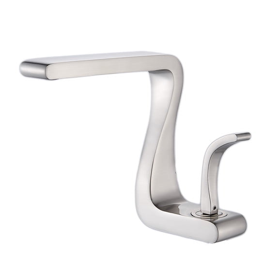 Basin Faucet Bathroom Curved Water Tap Sink Faucets Single Handle Mixer Tap Z Style Hot Cold Water Taps ,Easy to Operate