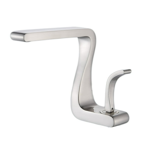 Basin Faucet Bathroom Curved Water Tap Sink Faucets Single Handle Mixer Tap Z Style Hot Cold Water Taps