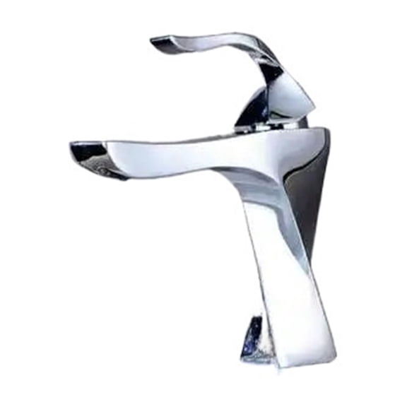 Basin Faucet Black And Chrome Bathroom Sink Faucet, Single Handle Basin Taps Deck Wash Hot Cold Mixer Tap Crane ,Easy to Install