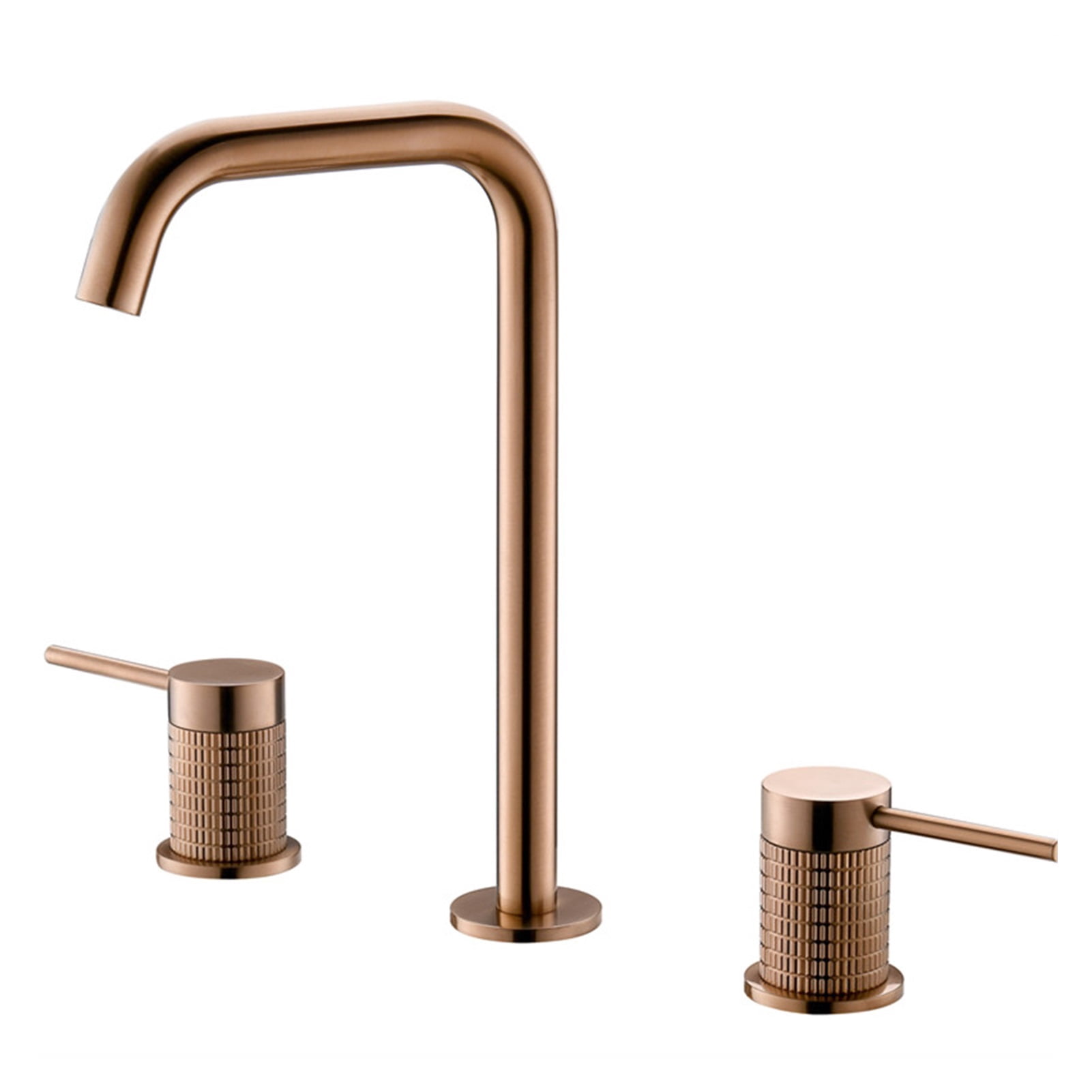 Basin Faucet Brass Rose Gold Bathroom Faucet Widespread Bathroom Sink — free download