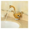 thumbnail image 1 of Basin Faucet Gold/Rose Gold bathroom sink faucet double handle Swan Faucet Wash Faucet Hot and Cold ,Effortless Installation, 1 of 7