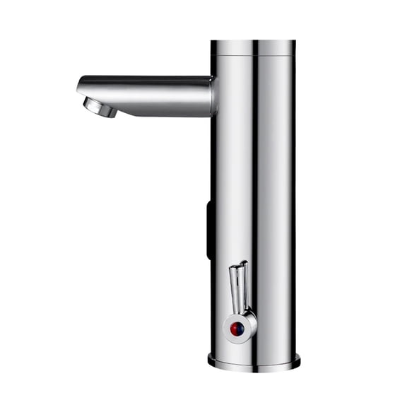 Basin Faucet Sensor Bathroom Automatic Hands, Touch Free Water Saving Inductive Electric Water Tap, Battery Power Faucets