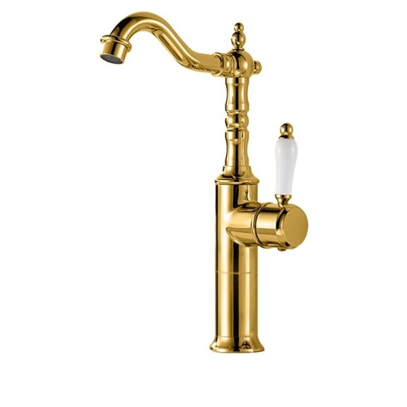 Basin Faucets Antique Color Brass Crane Bathroom Faucets Hot and Cold Water Mixer Tap Contemporary Mixer Tap -Modern Design