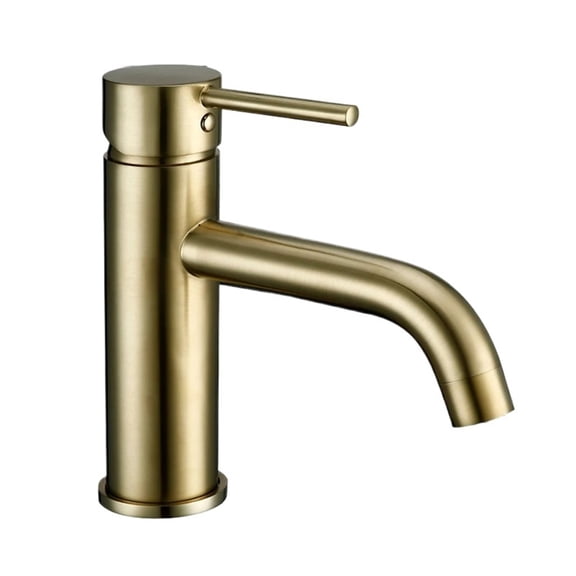 Basin Faucets Promotions Bathroom Faucet Round Matt Black Gold Rose Basin Mixer Tap Bathroom Small Sink Faucet -Modern Design