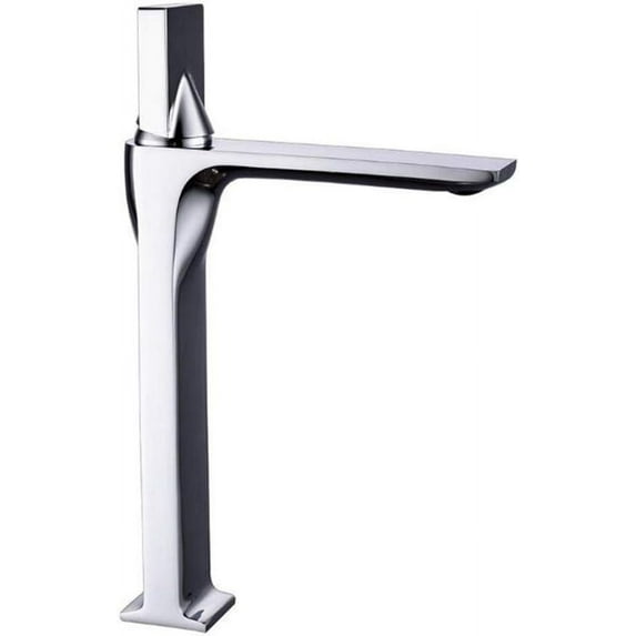 Basin Mixer Tap Tall Chrome Plated Brass Single Hole Hot and Cold Water Filter Bubbler Bathroom Sink Taps Easy To Install and Use