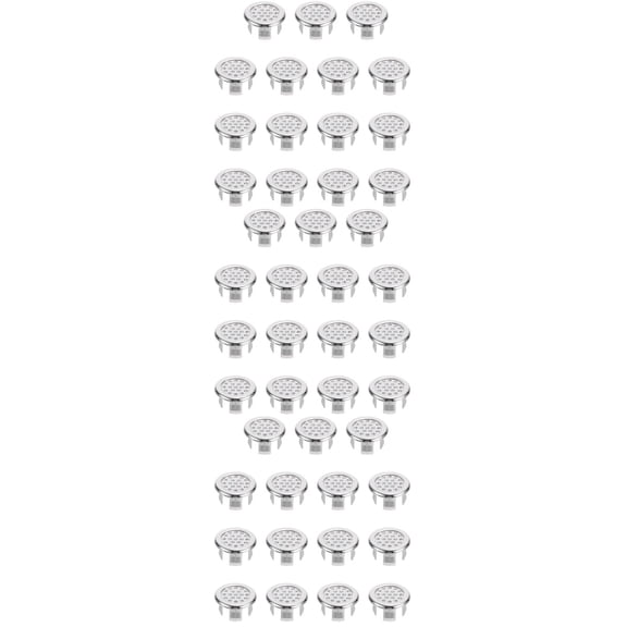 CIMAXIC Sink Overflow Ring Silver for Wash Basin Elegant Design 45Pcs