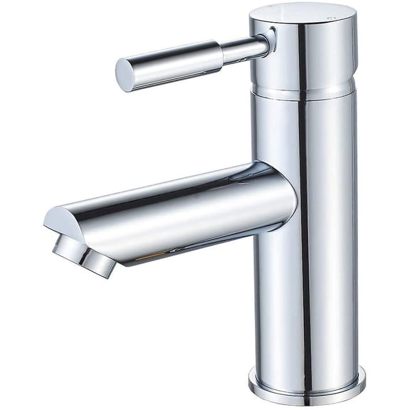 Basin Tap,washroom Sink Mixer Taps Single Lever Brass Cold And Hot Water Faucet
