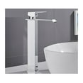 thumbnail image 1 of Basin Waterfall Faucet Bathroom Sink Faucet Single Handle And Single Hole Hot And Cold Polished Wide Mouth Stainless Steel Faucet ,Easy to Use, 1 of 7