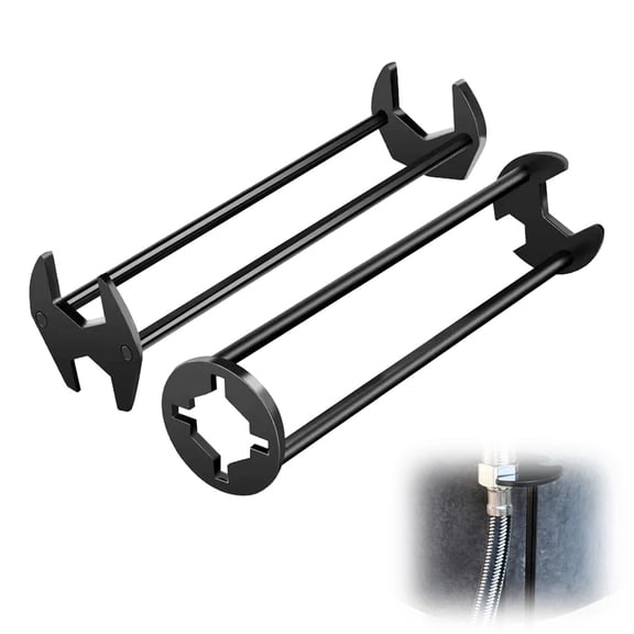 100Pcs Basin Wrench, 2026 New Multifunctional Sink Wrench Faucet Tool Plumbers Tool for Under Basin Sink Tight Spaces Kitchen Bathroom Home