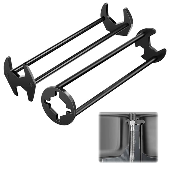 Basin Wrench, 2026 New Multifunctional Sink Wrench Faucet Tool Plumbers Tool for Under Basin Sink Tight Spaces Kitchen Bathroom Home