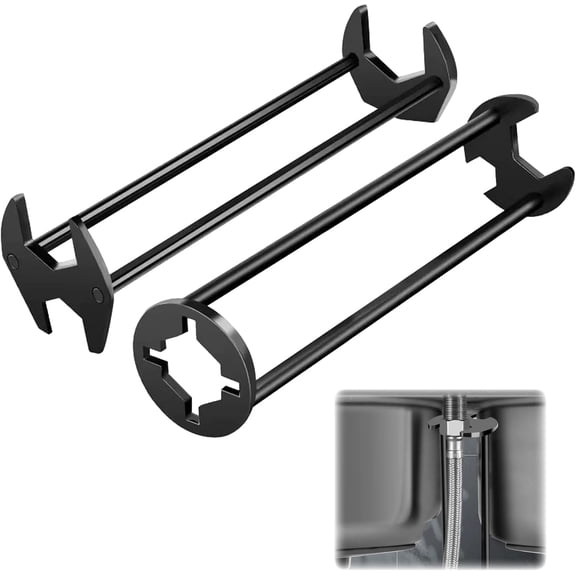 Basin Wrench, 2026 New Multifunctional Sink Wrench Faucet Tool Plumbers Tool for Under Basin Sink Tight Spaces Kitchen Bathroom Home