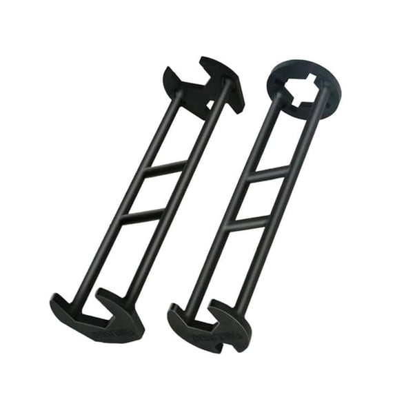 Basin Wrench Multifunctional Sink Wrench Faucet Tool Four-jaw Hex Spanner Universal Plumbers Tool for Tight Spaces Kitchen Bathroom Home Tight Spaces Maintenance Installation Removal Faucet Tools