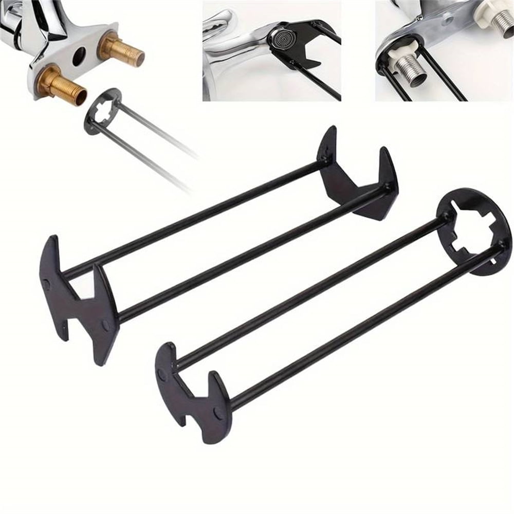 Basin Wrench Set, Faucet Wrench Multifunctional Sink Wrench 7 Sizes